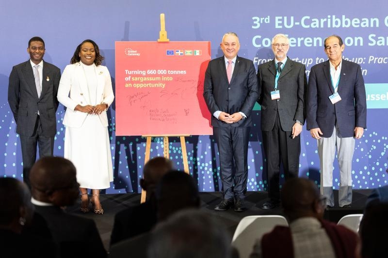Global Gateway Forum: New value chains and new jobs in the Caribbean as the EU and Caribbean tackle the sargassum crisis together