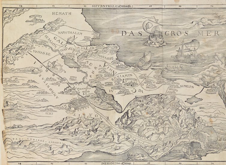 How the first Bible to include a map helped spread the idea of countries with borders