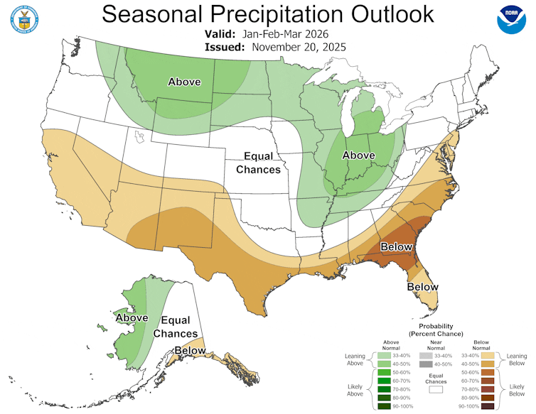 Winter storms blanket the East, while the U.S. West is wondering: Where’s the snow?